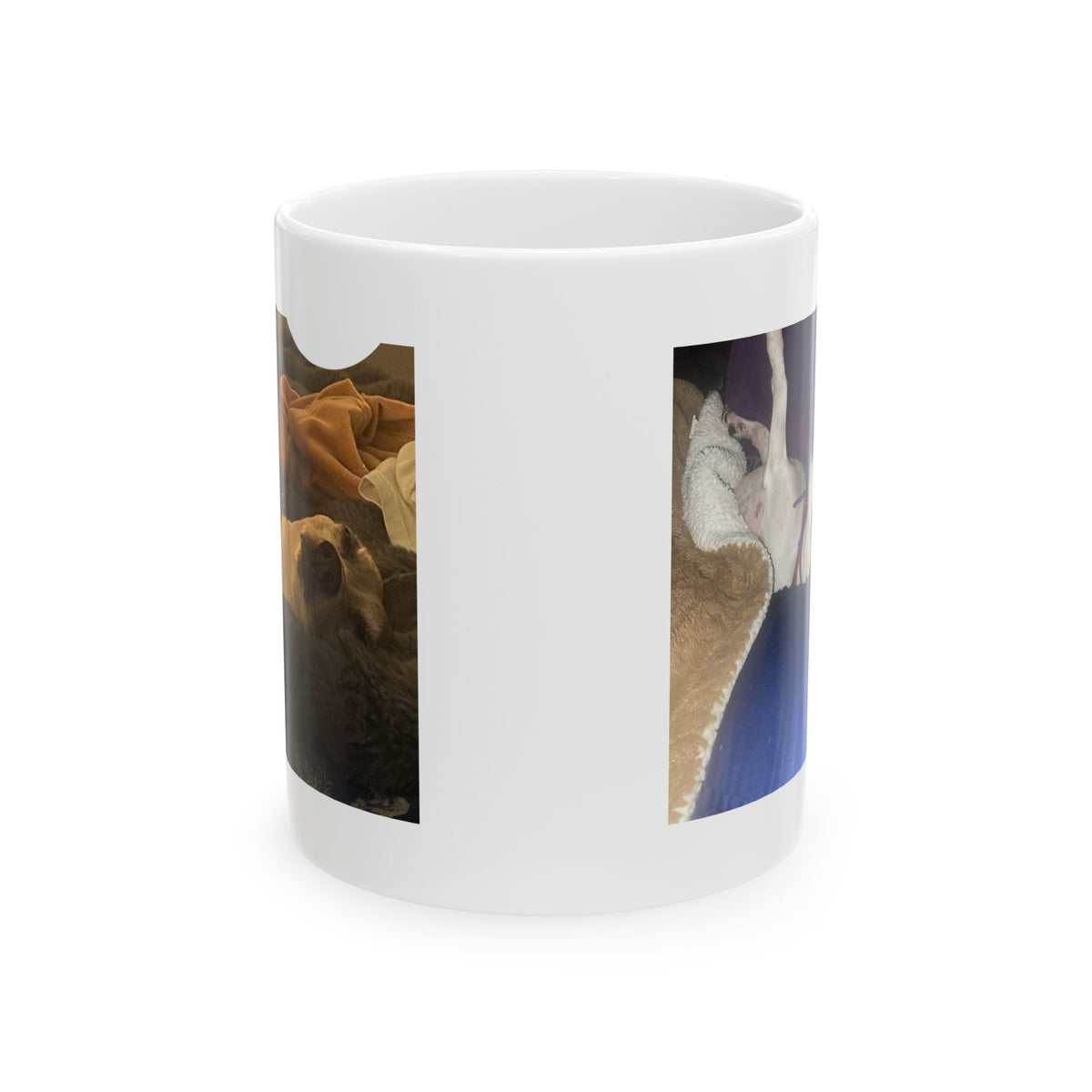 Sleepy Pup Personalized Photo Mug