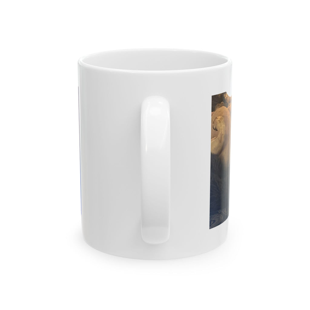 Sleepy Pup Personalized Photo Mug