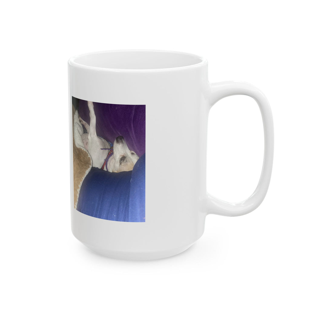 Sleepy Pup Personalized Photo Mug