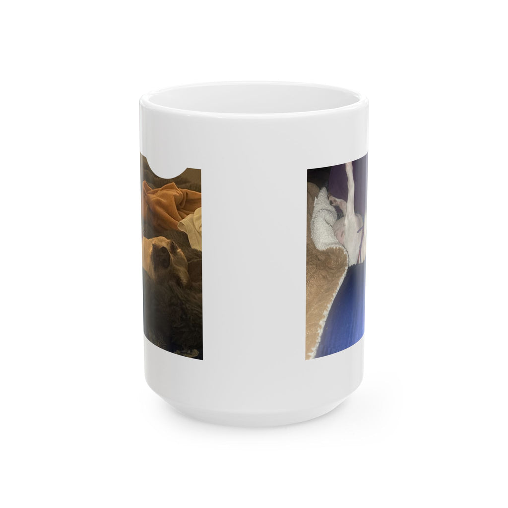 Sleepy Pup Personalized Photo Mug